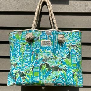 Lilly Pulitzer Plastic Tote Bag